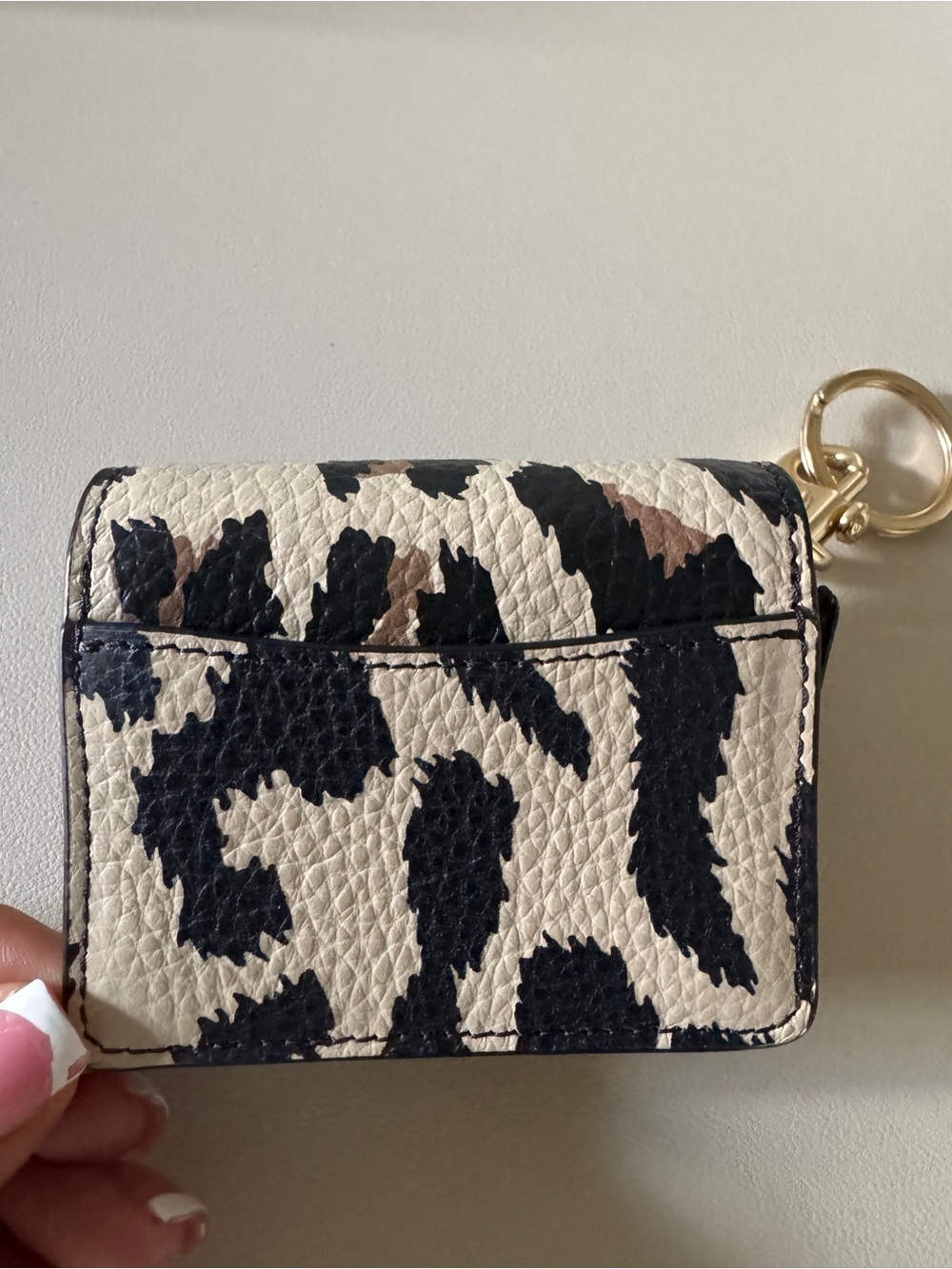 COACH Leopard Print Mini klare charm - Picture 2 of 2